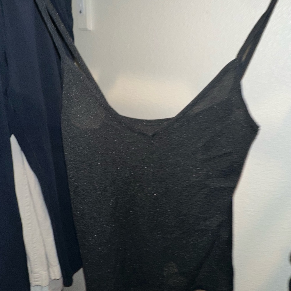 7 For All Mankind Black Camisole